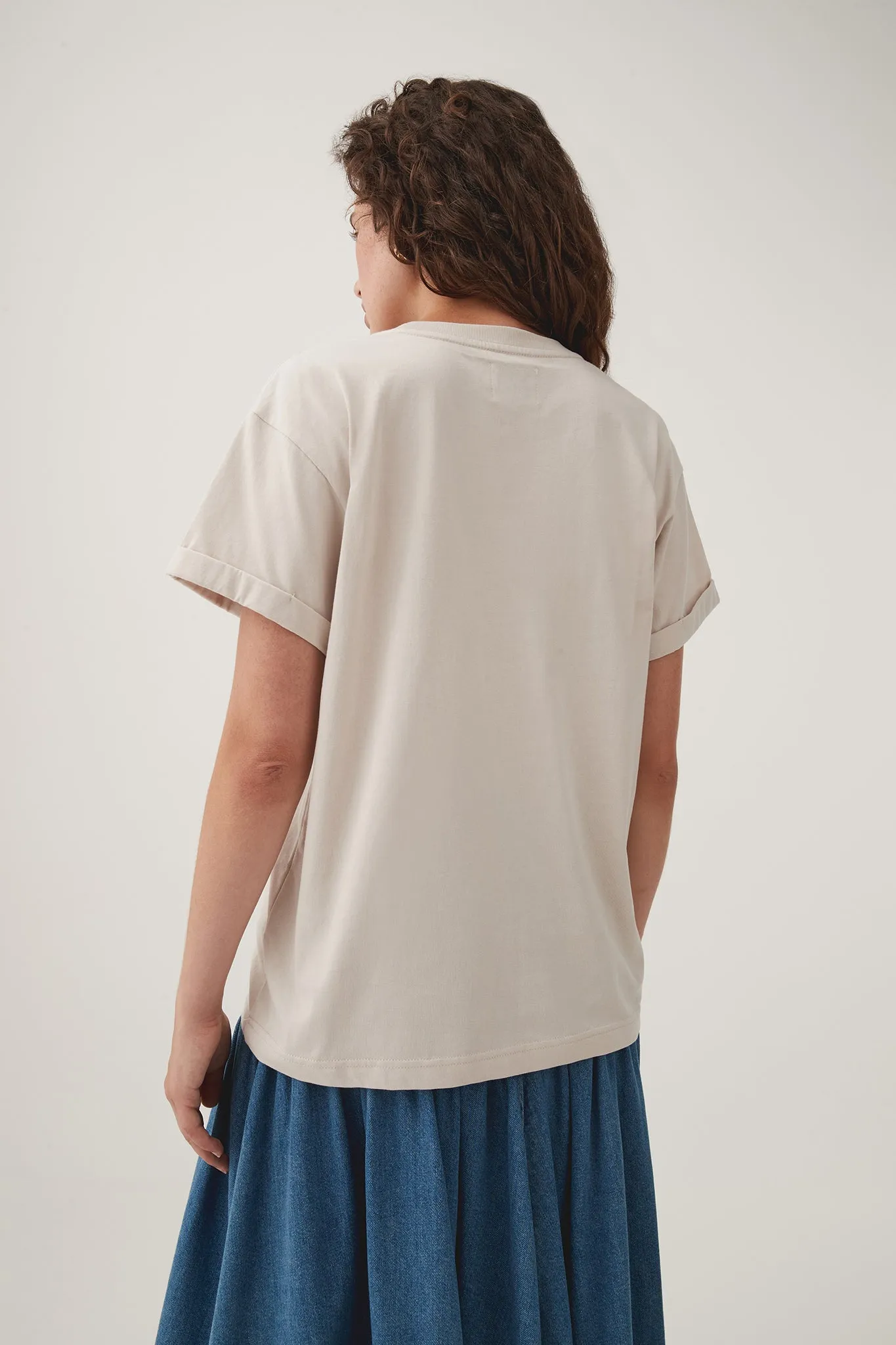 Alice Embroidered Logo Tee