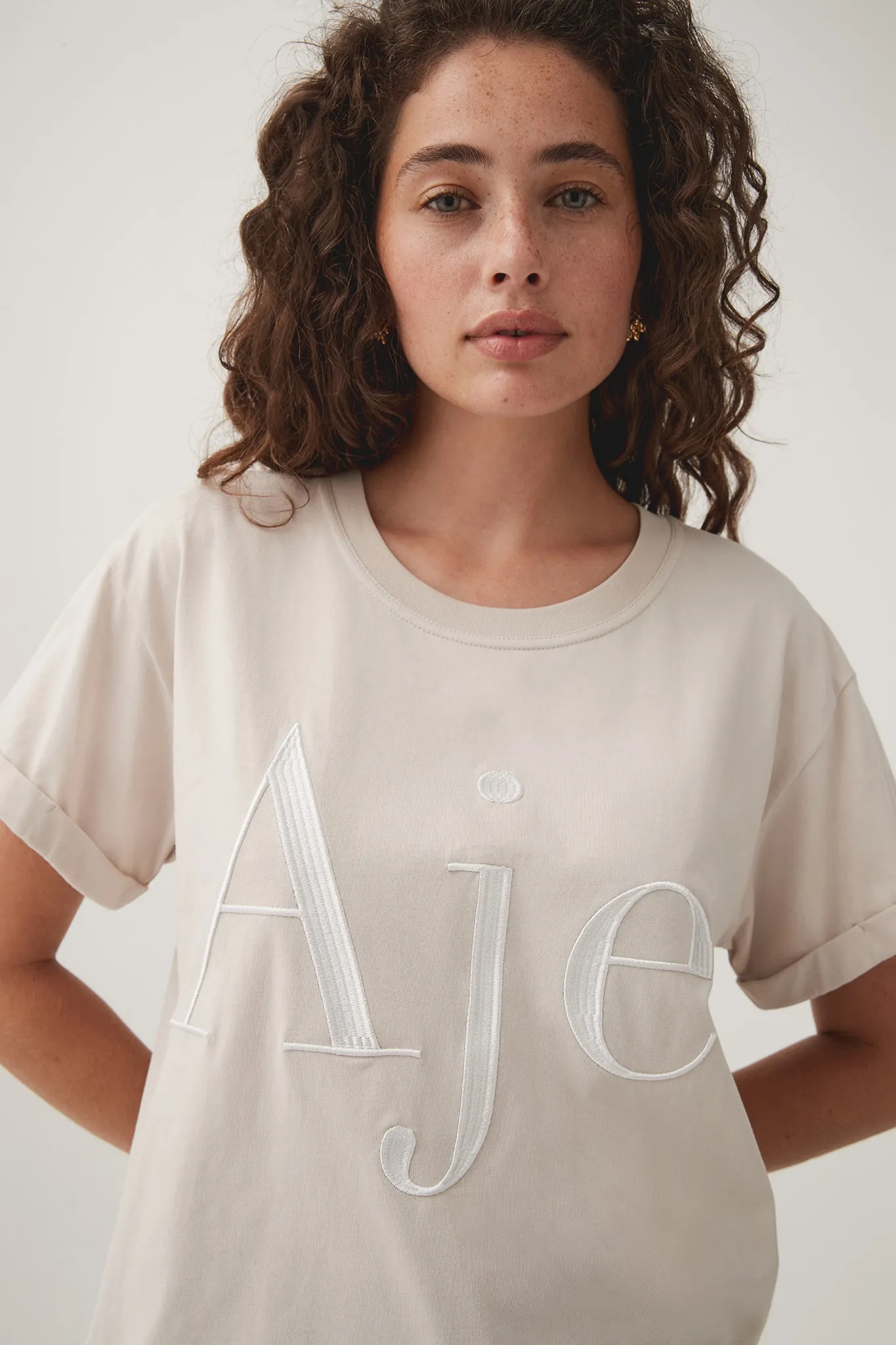 Alice Embroidered Logo Tee