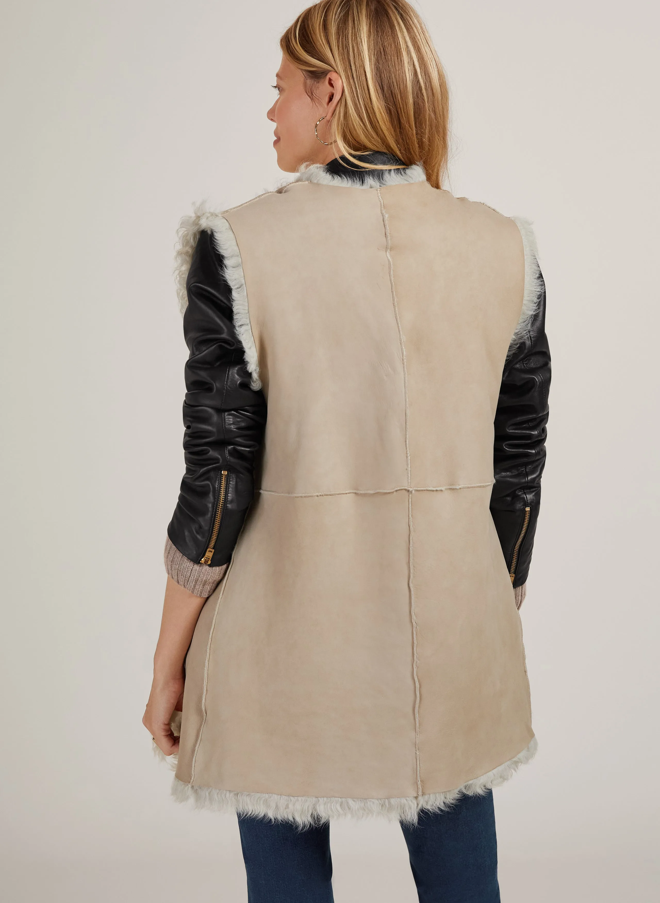 Ardi Shearling Gilet Vest