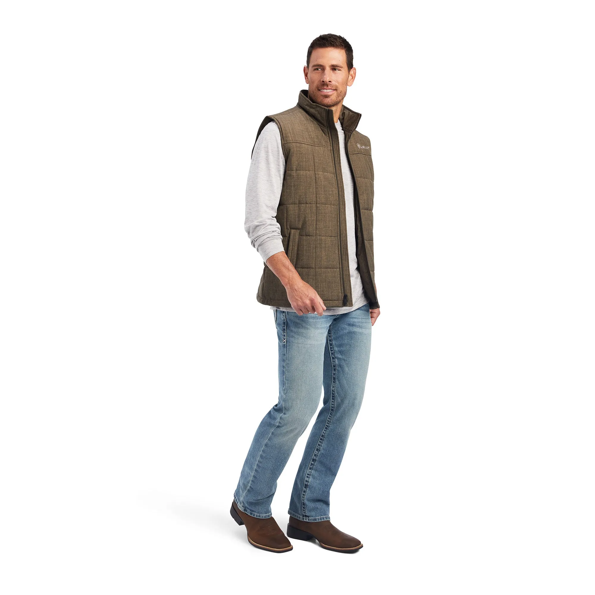 Ariat® Men's Crius Insulated Crocodile Vest 10041520