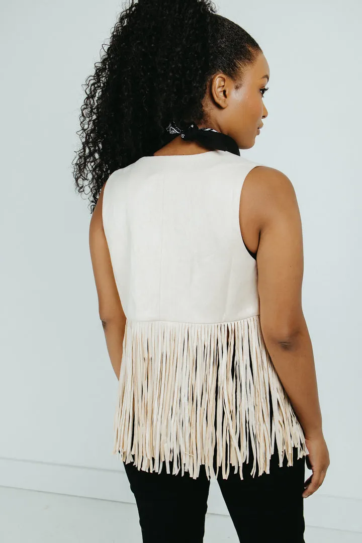 Ashton Suede Fringe Vest