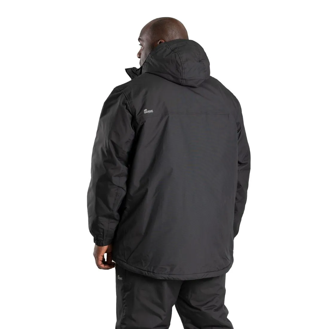 Berne Men's Coastline Waterproof Insulated Storm Jacket RJ27 - Black