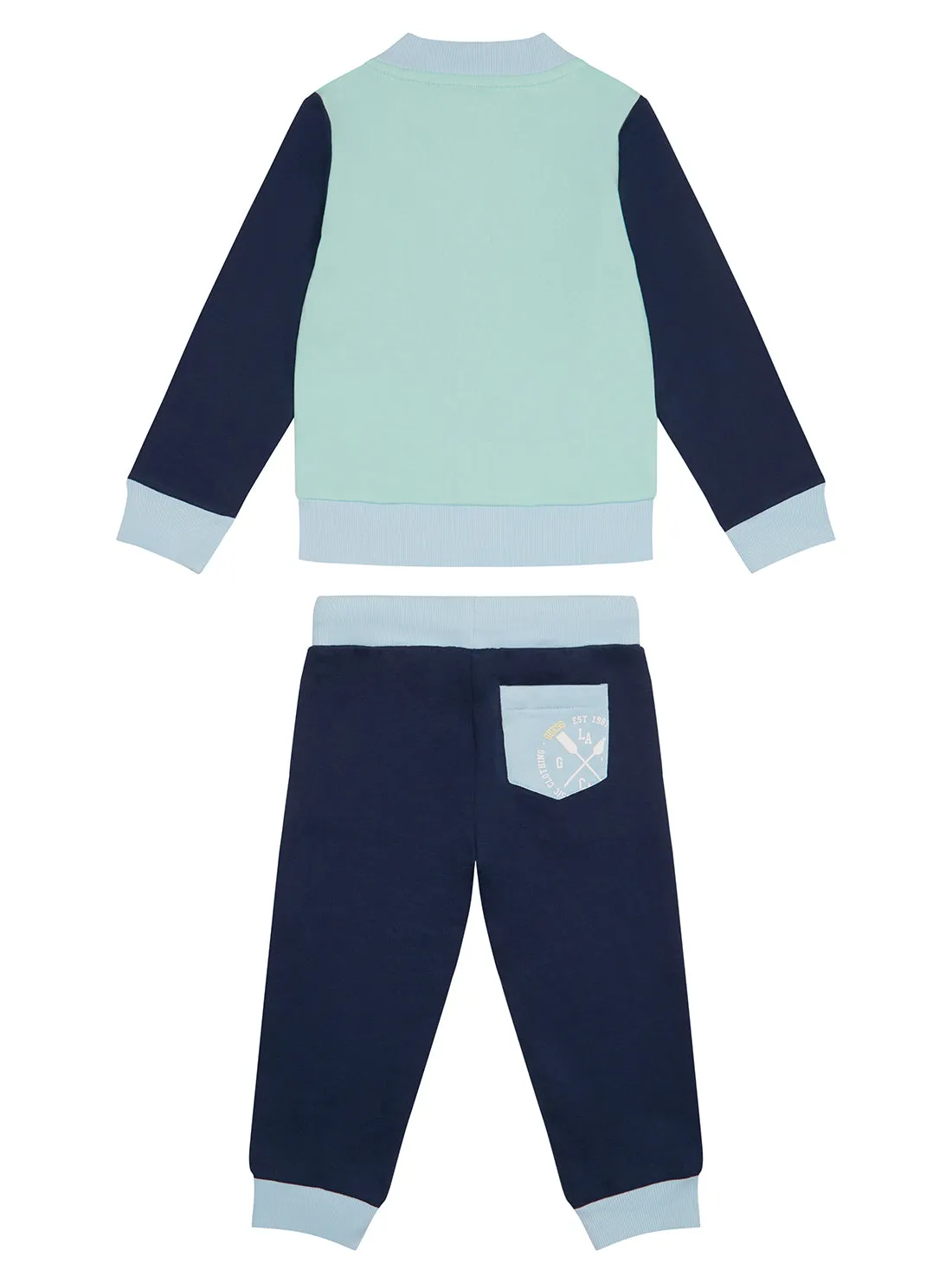 Blue Multi Active Top and Pants Set (0-18M)