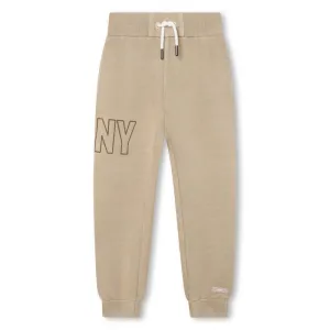 Boys Beige Jogging Bottoms