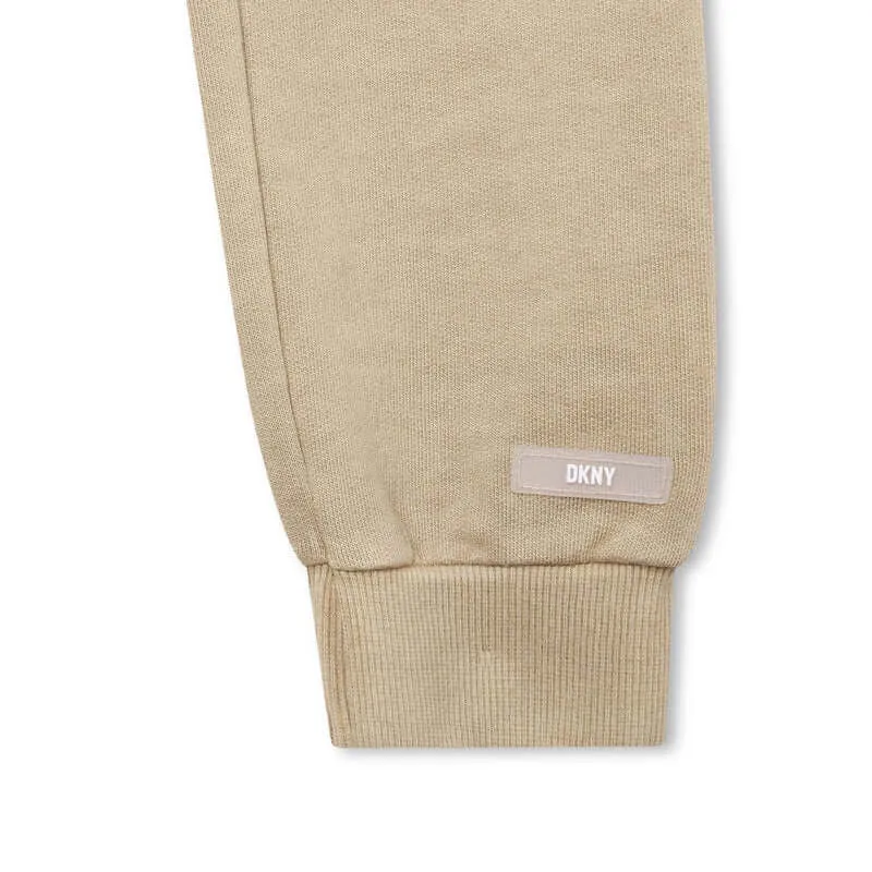 Boys Beige Jogging Bottoms