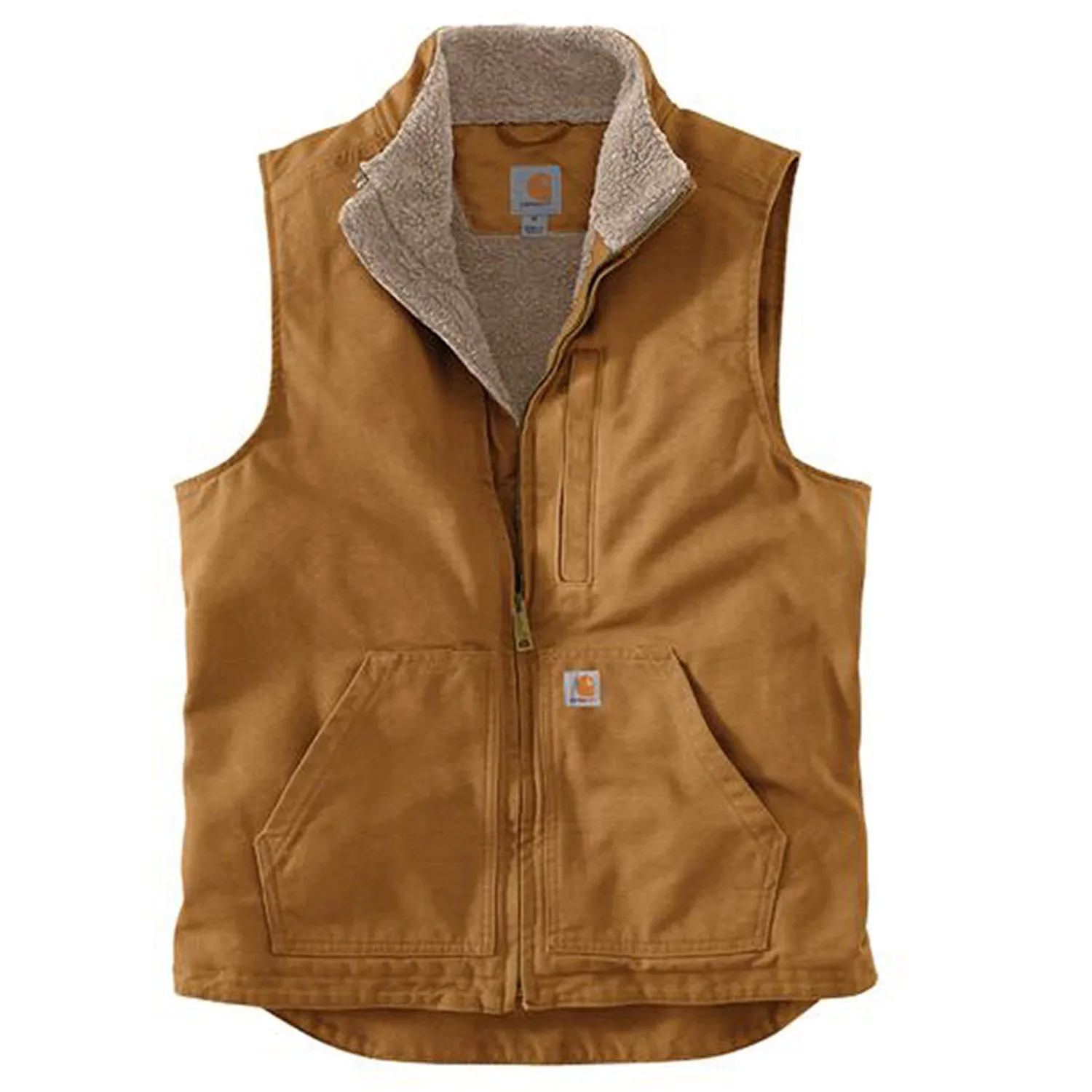 Carhartt Men's Washed Duck Mock Neck Vest