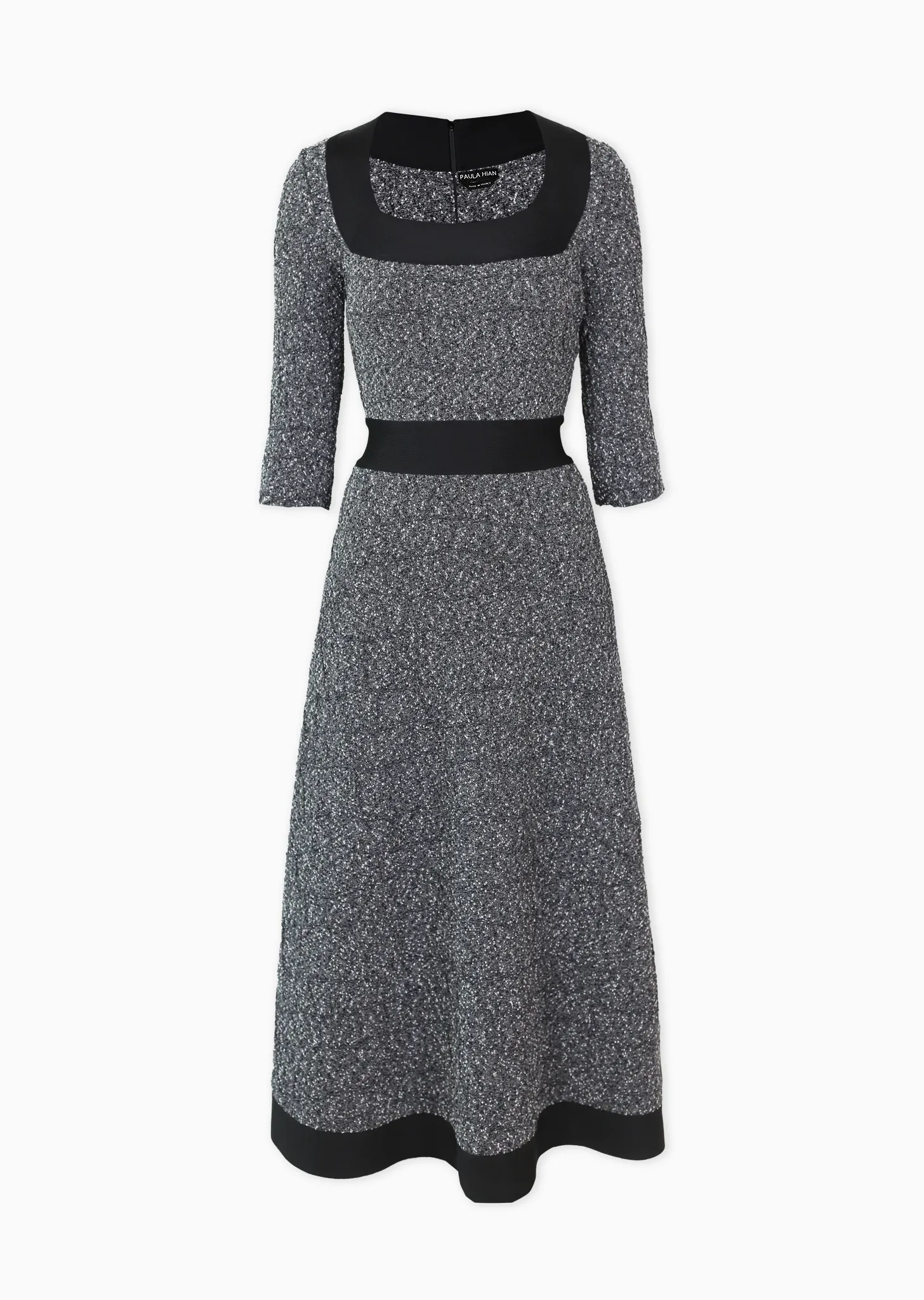 Coralie - Ankle Length Tweed Dress