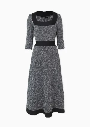 Coralie - Ankle Length Tweed Dress