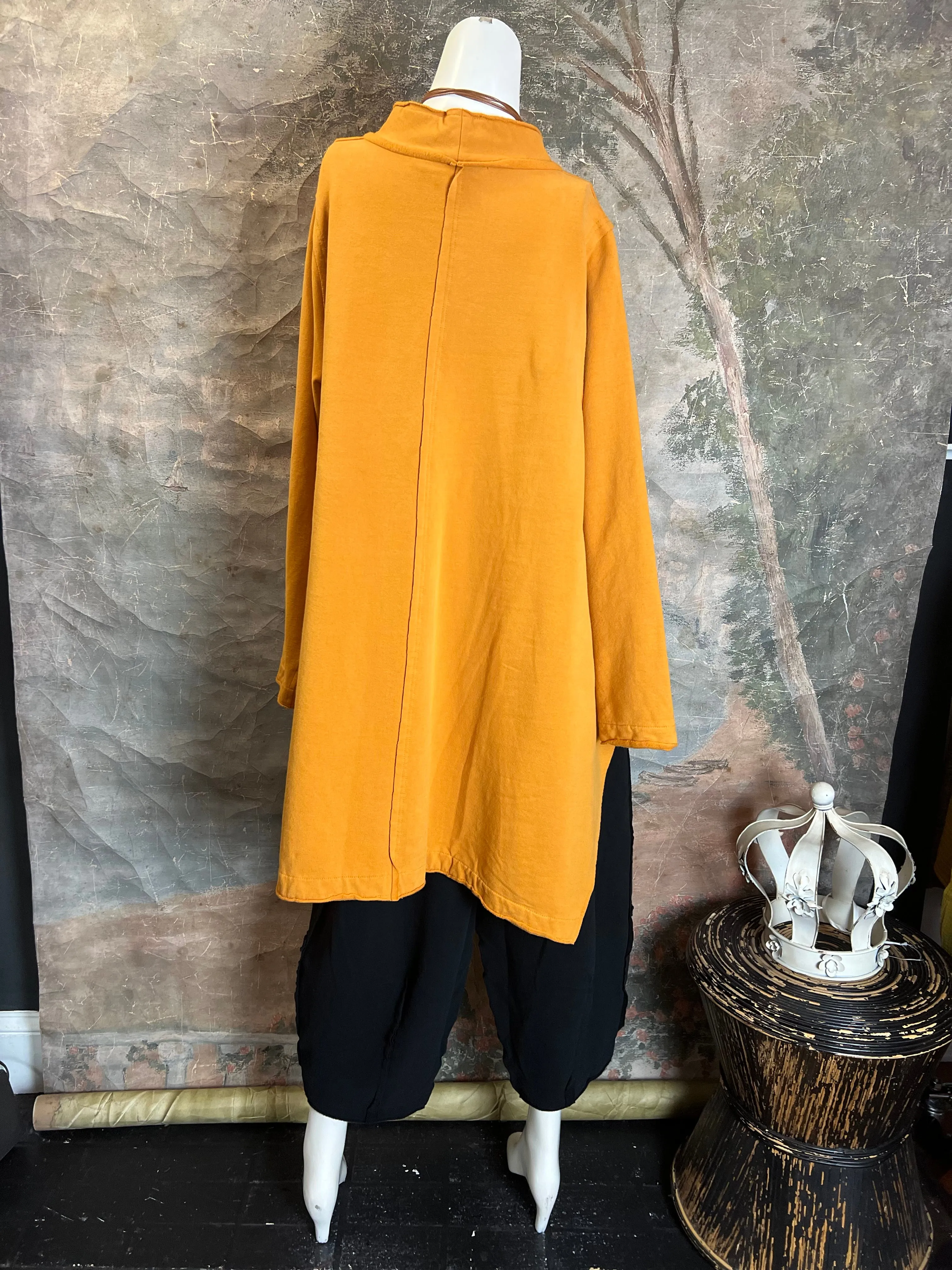 CT1366 Fleece Pocket Tunic-Caramel