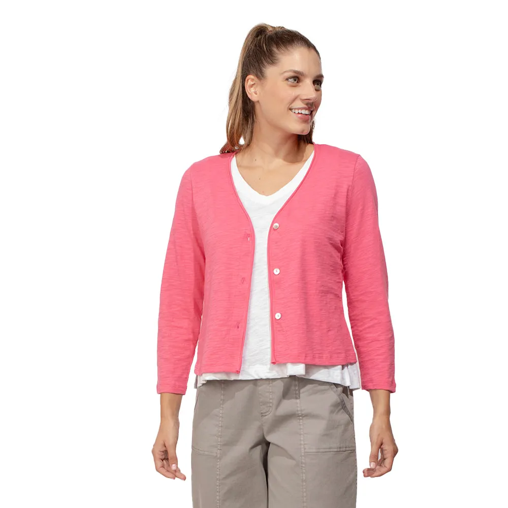 Escape by Habitat Easy 3-Button Jacket in Watermelon - 10060-WM