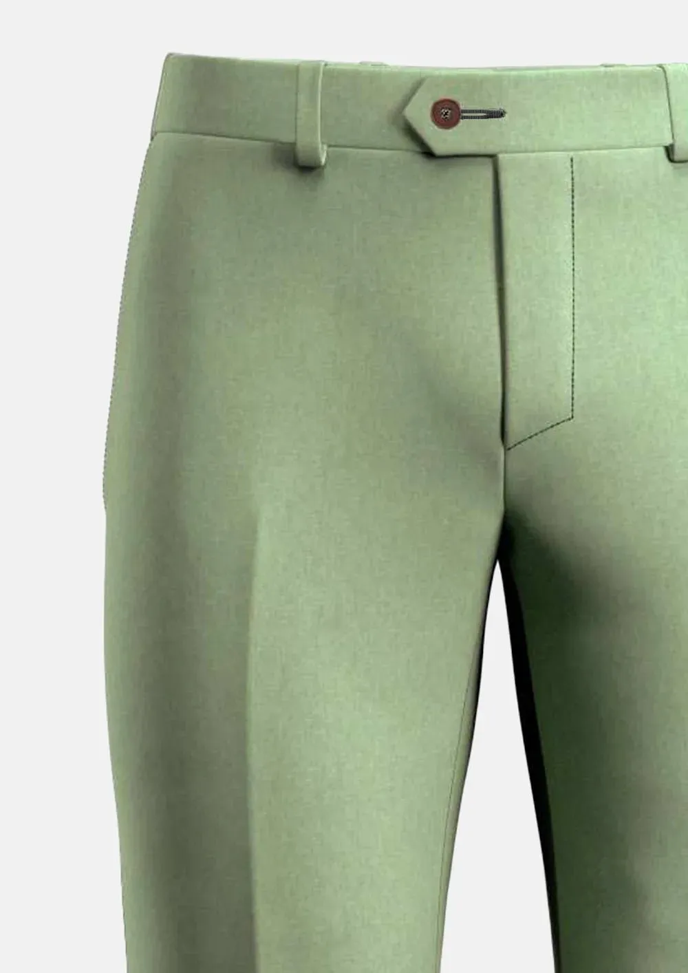 Fern Green Linen Pants