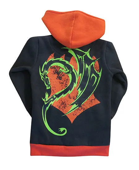 Fire Dragon - kids hoodie