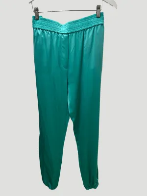 Joar Teal Silk Jogger Pant