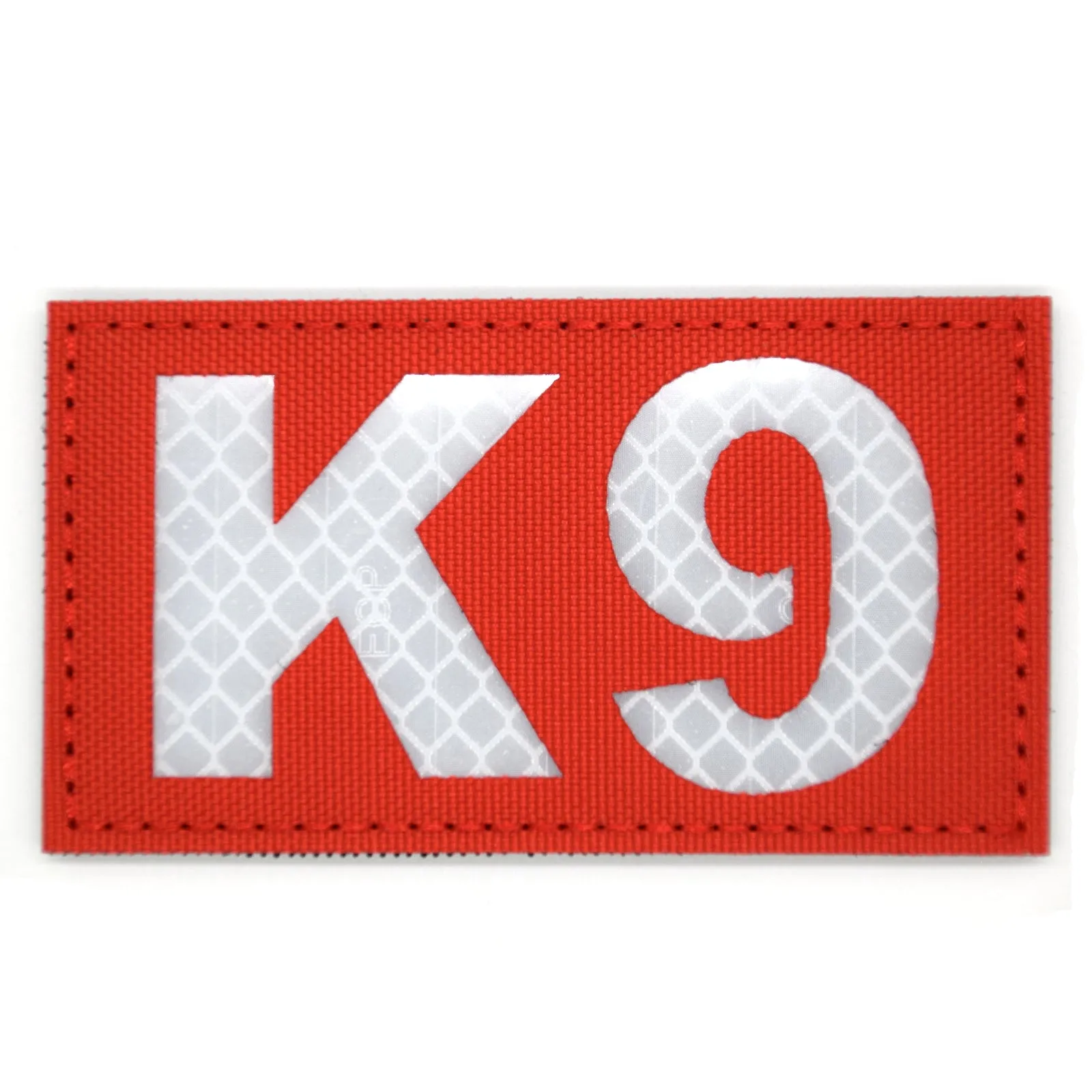 K9 Reflective Nylon Patch Red