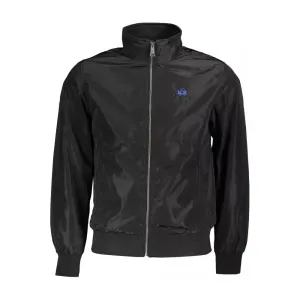 La Martina Black Polyester Men Jacket