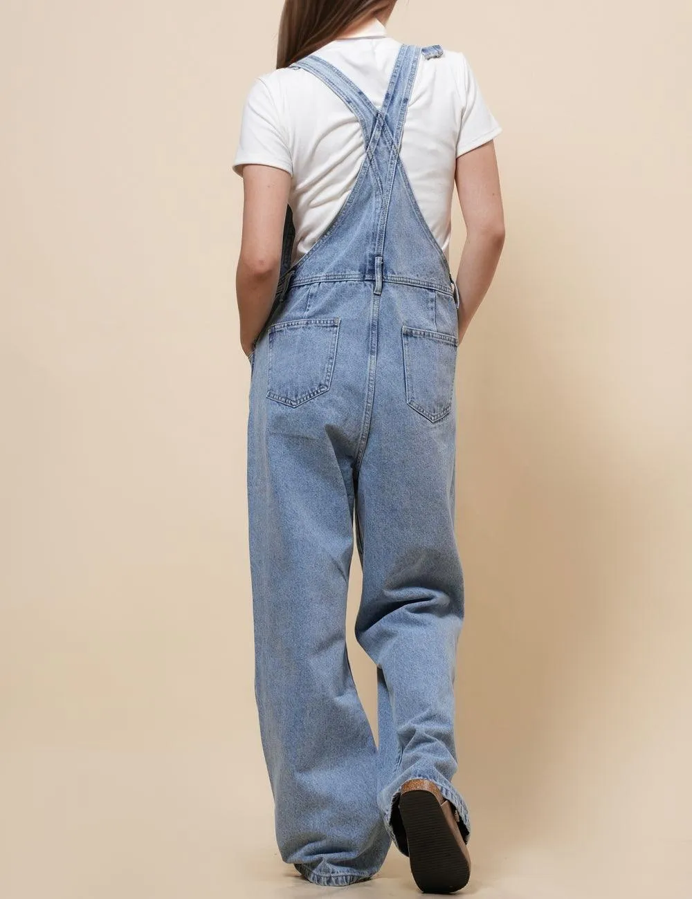 Ladies Strape Shoulder Daily Denim Overalls SKJ540