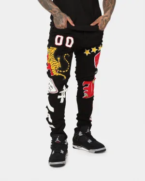 Lifted Anchors "Scholar" Denim Pants Black