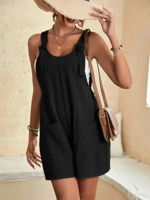 Loose Fit Casual Overalls