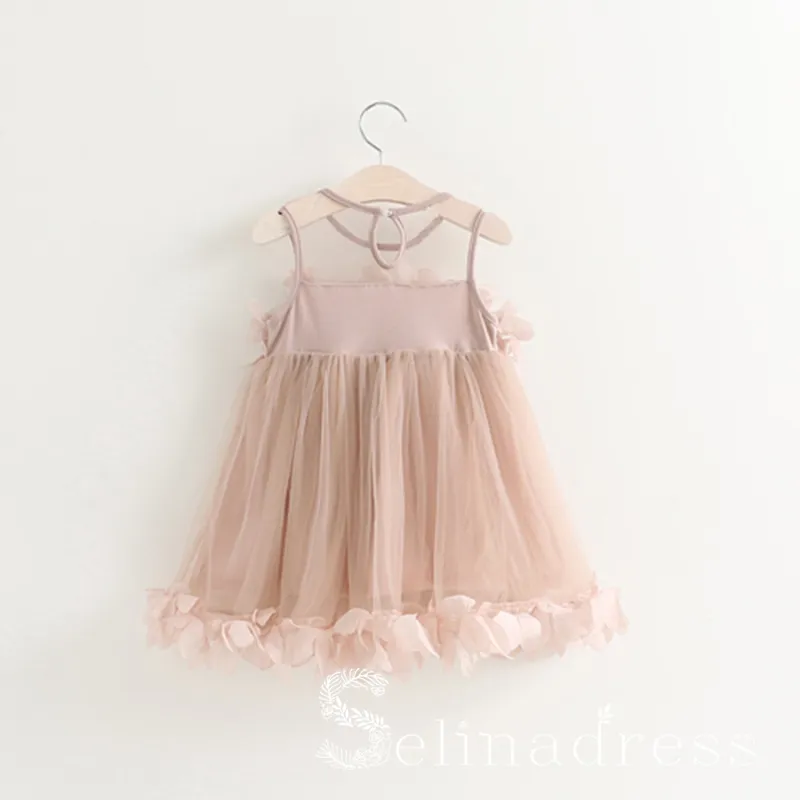 Lovely Pretty Cheap Unique Wedding Little Girl Flower Girl Dresses GRS006