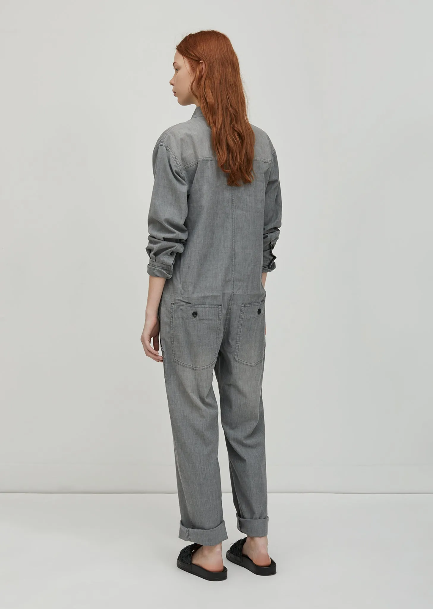 Lucia Chambray Overalls