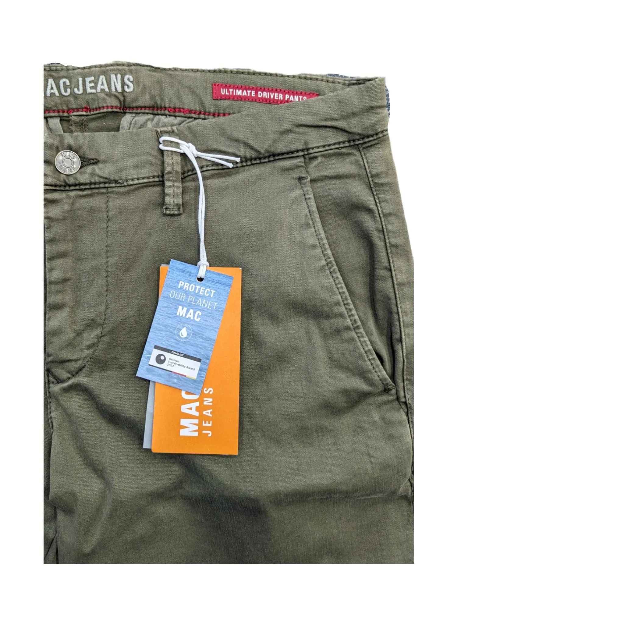 MAC 6351 Ultimate Drivers Pants Super Stretch Chino Green