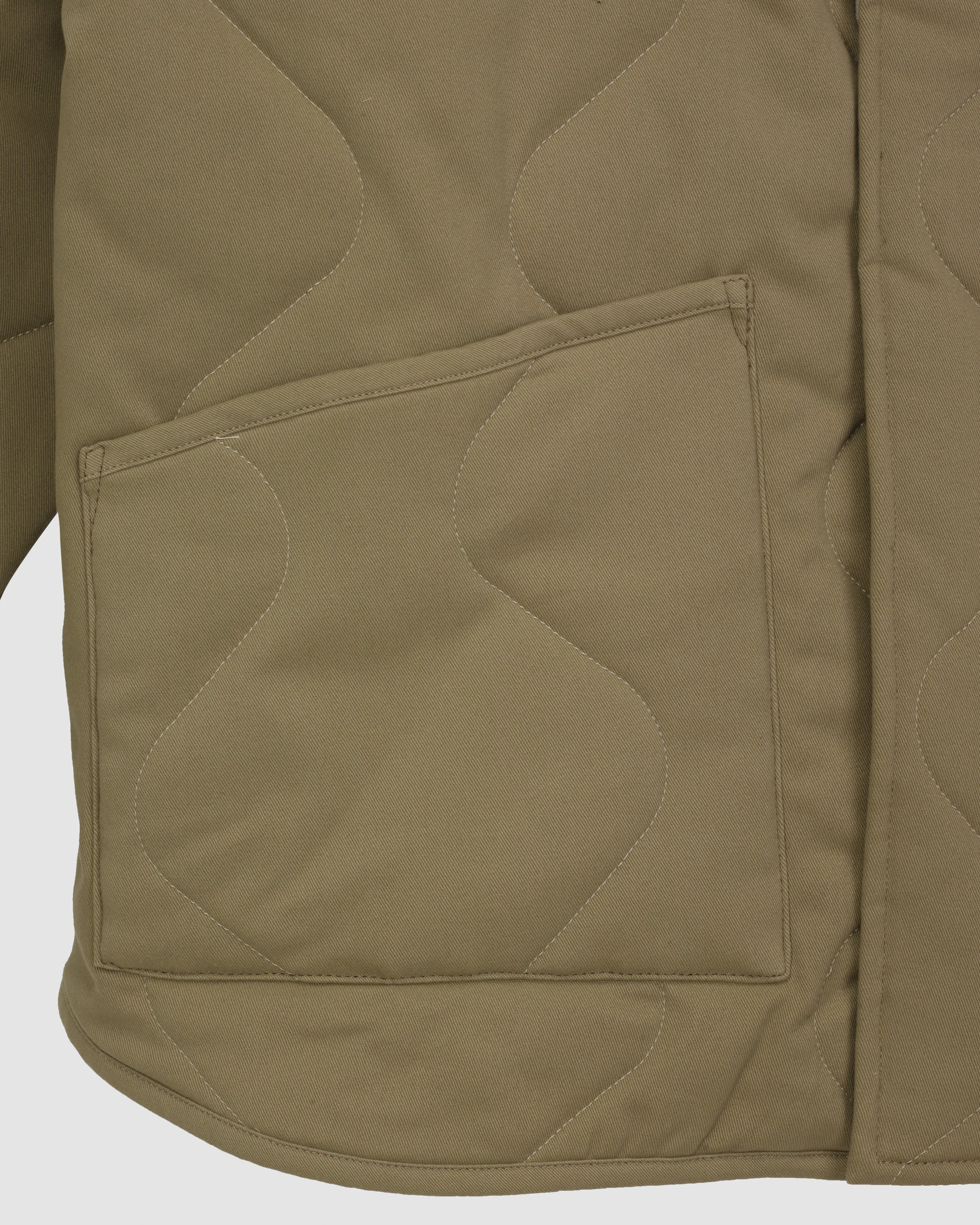 MAHALO QUILTED JACKET IN KHAKI