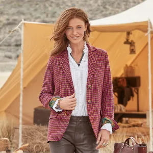 Mayra Plaid Blazer