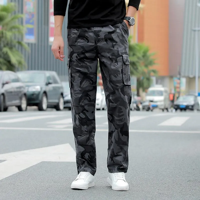 Men's Camouflage Overalls Casual Pants 11739450YM