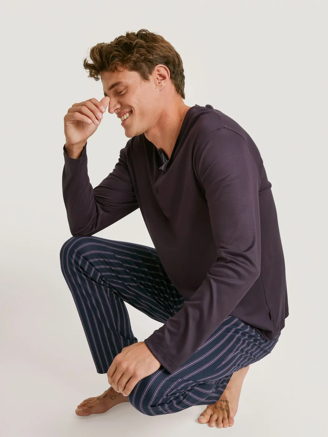 Men's Plum Pajamas