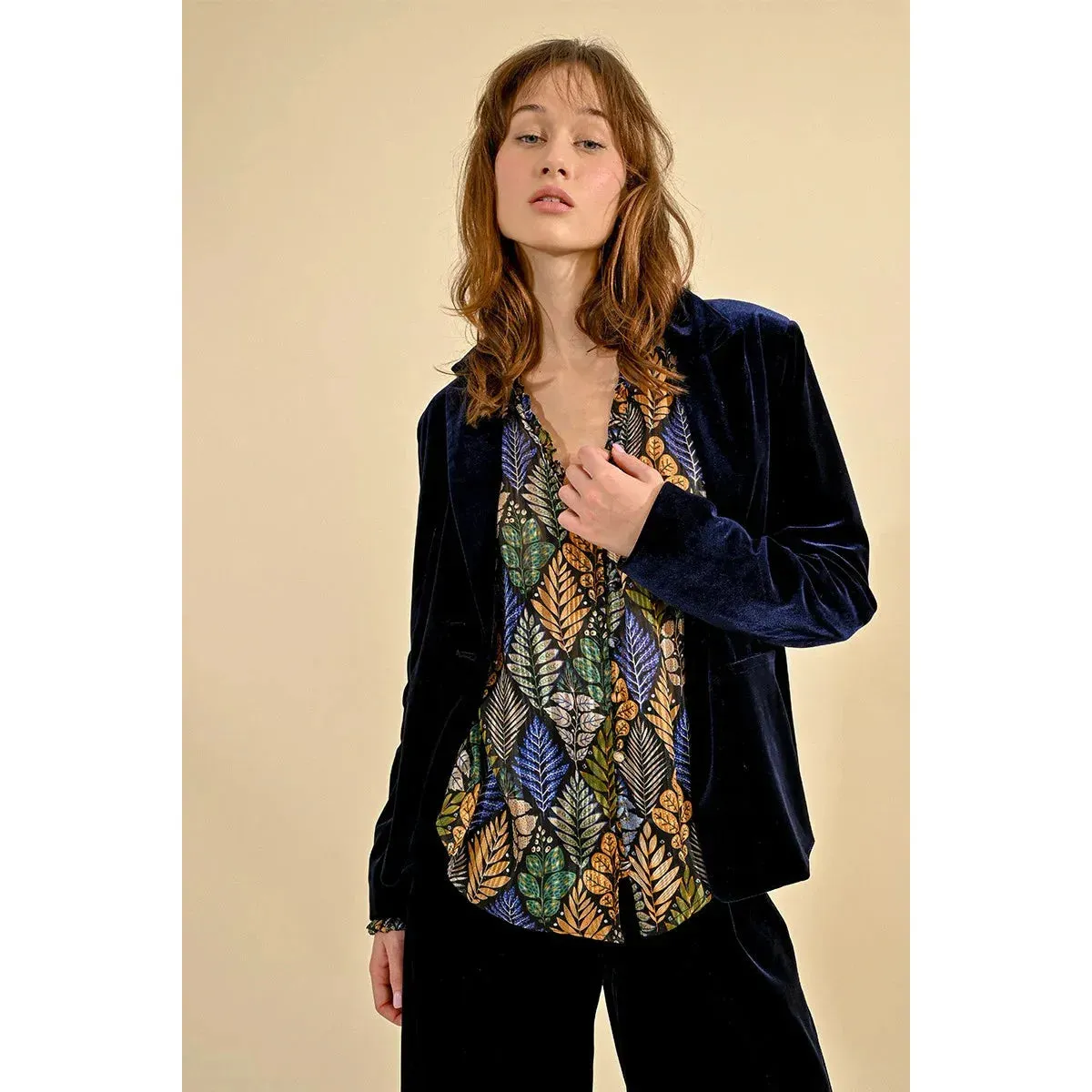 Molly Bracken Velvet Blazer