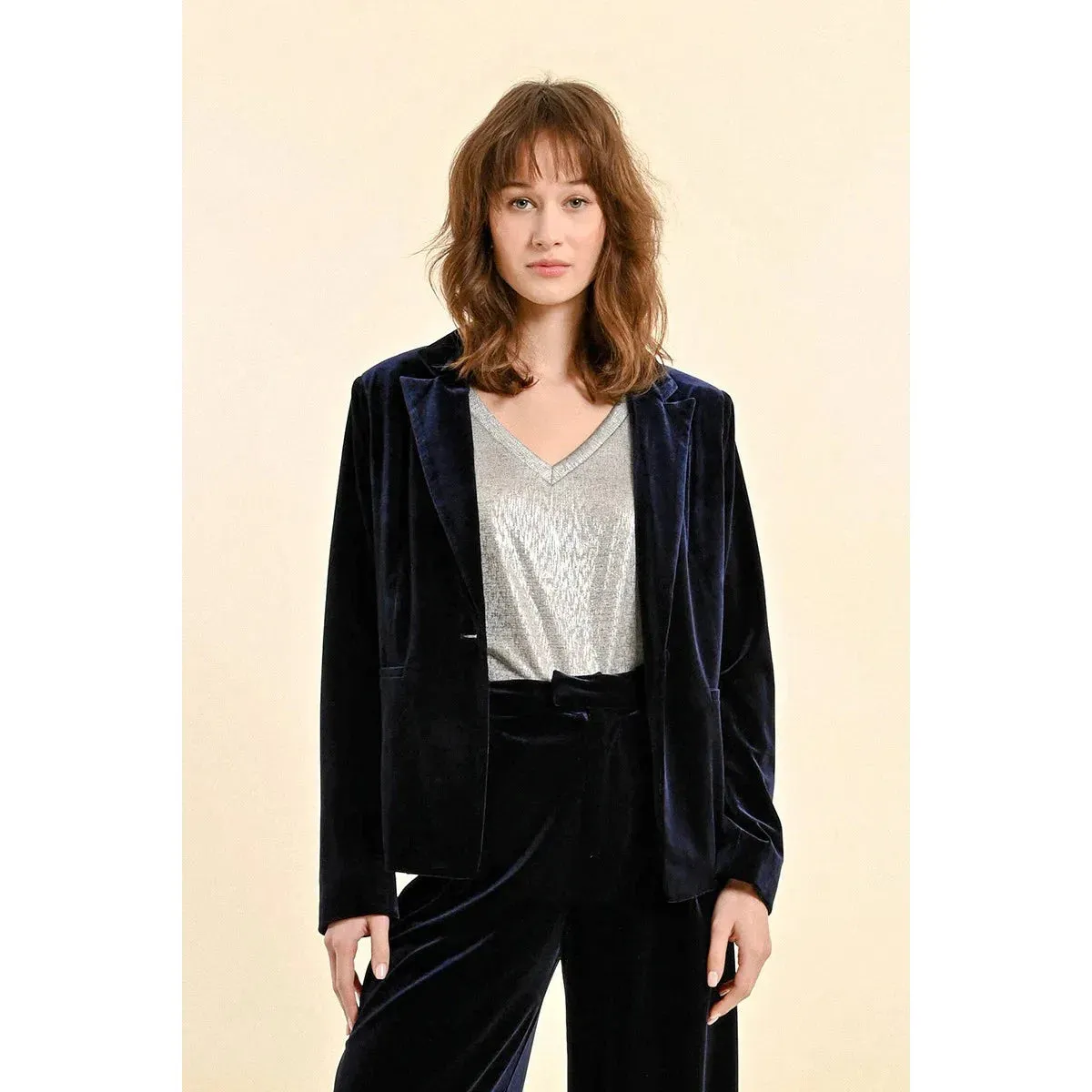 Molly Bracken Velvet Blazer