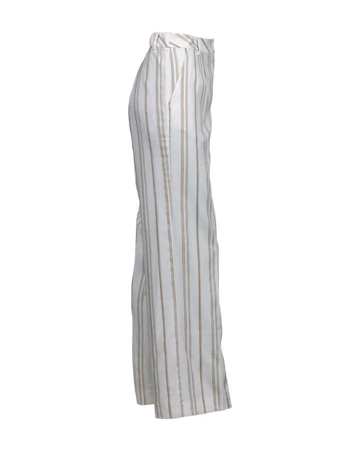 Purotatto Striped Wide Leg Pants