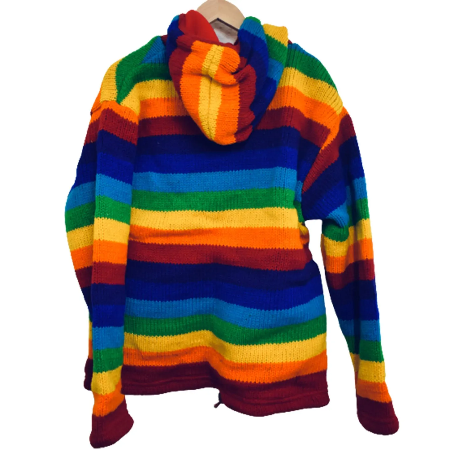 Thick Wollen Rainbow jacket