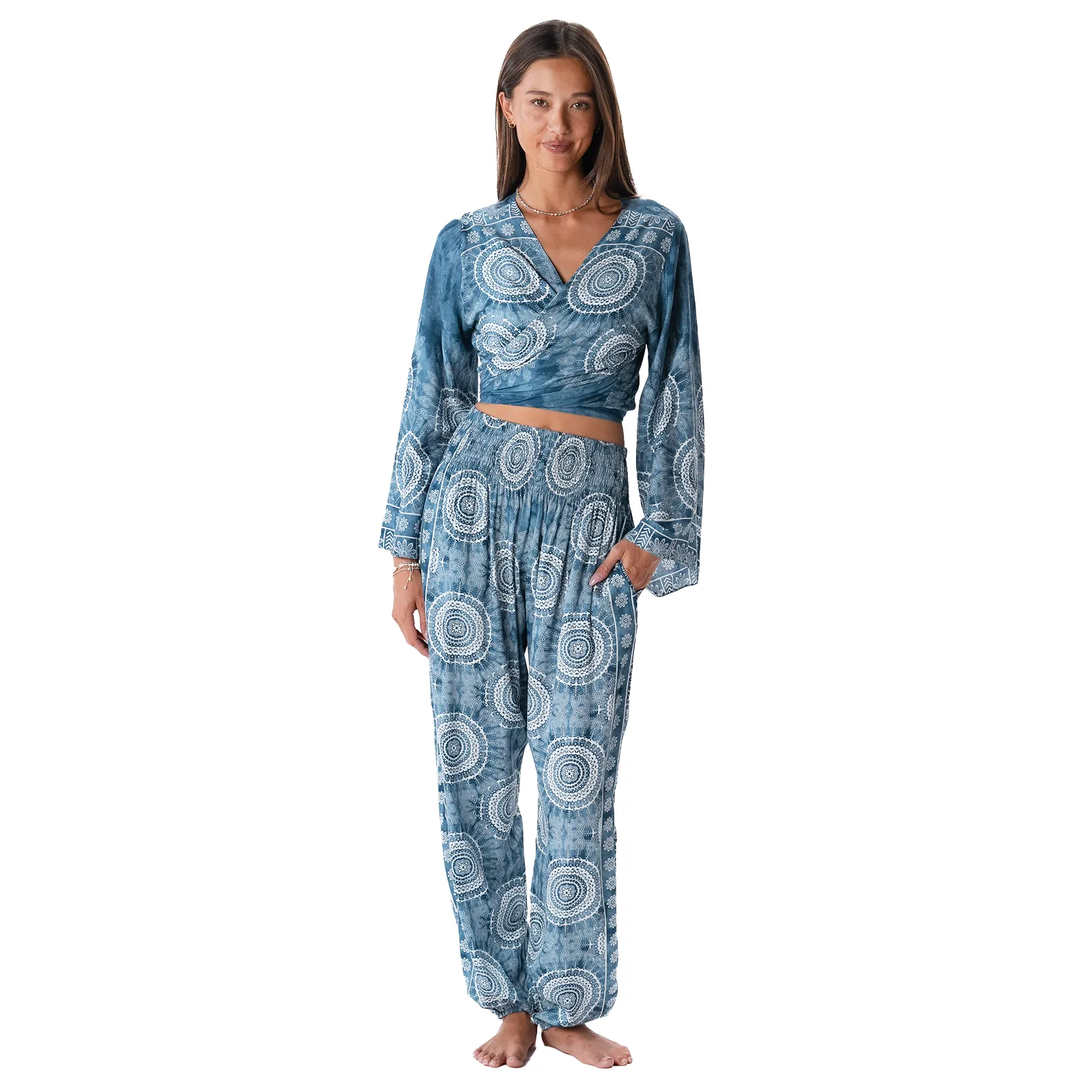 Tidal Daydreamer Top   Harem Pants Set