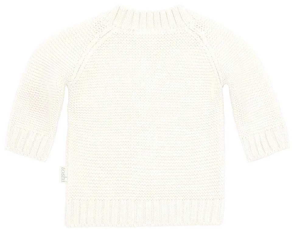 TOSHI ORGANIC CARDIGAN ANDY CREAM