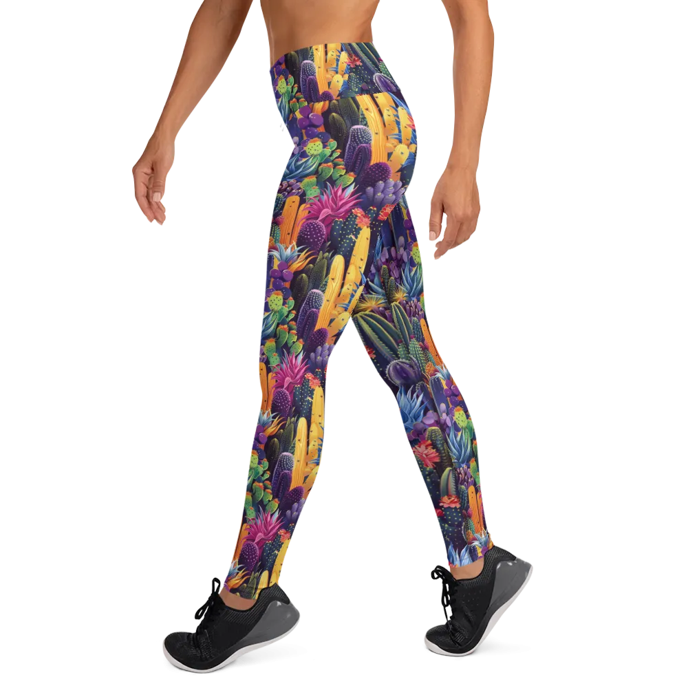 Twilight Cactus Yoga Pants