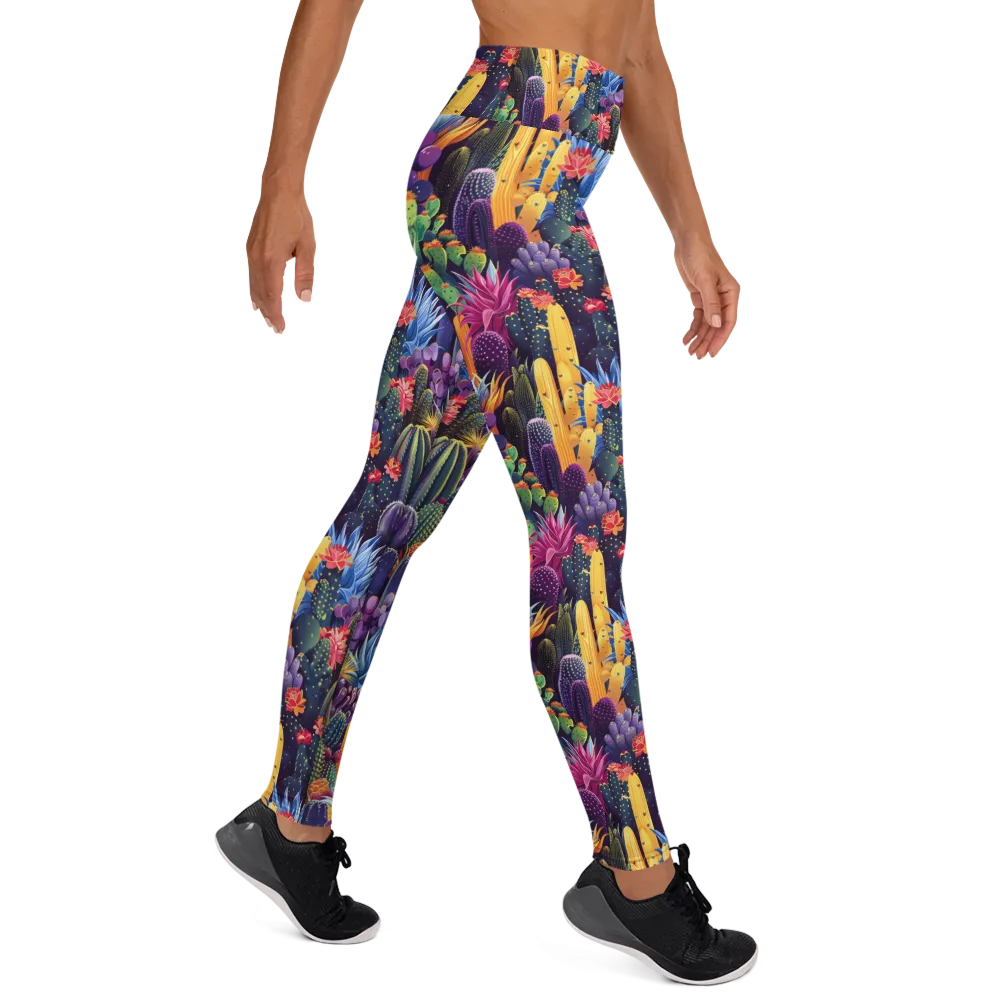 Twilight Cactus Yoga Pants