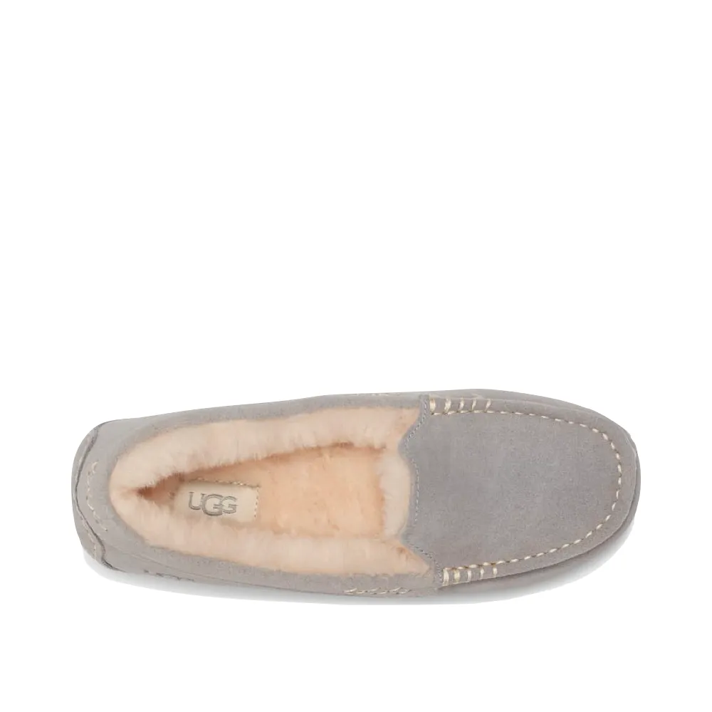 UGG Women's Ansley Sheepskin Slipper (Light Grey)