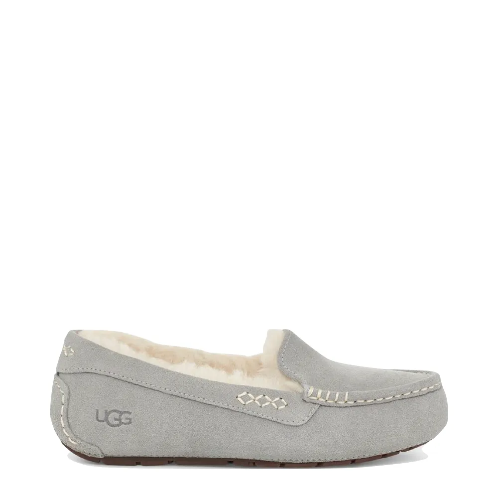 UGG Women's Ansley Sheepskin Slipper (Light Grey)