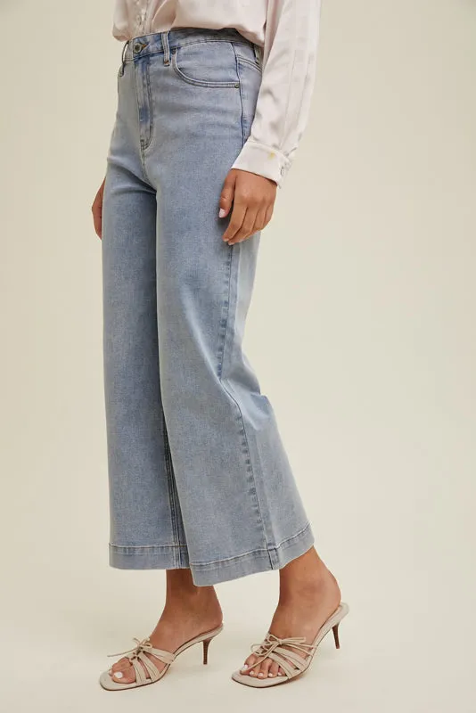 Valeria Cropped Denim Pants