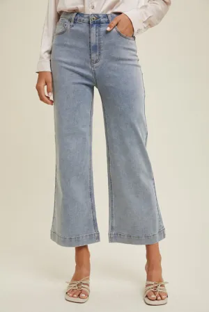 Valeria Cropped Denim Pants