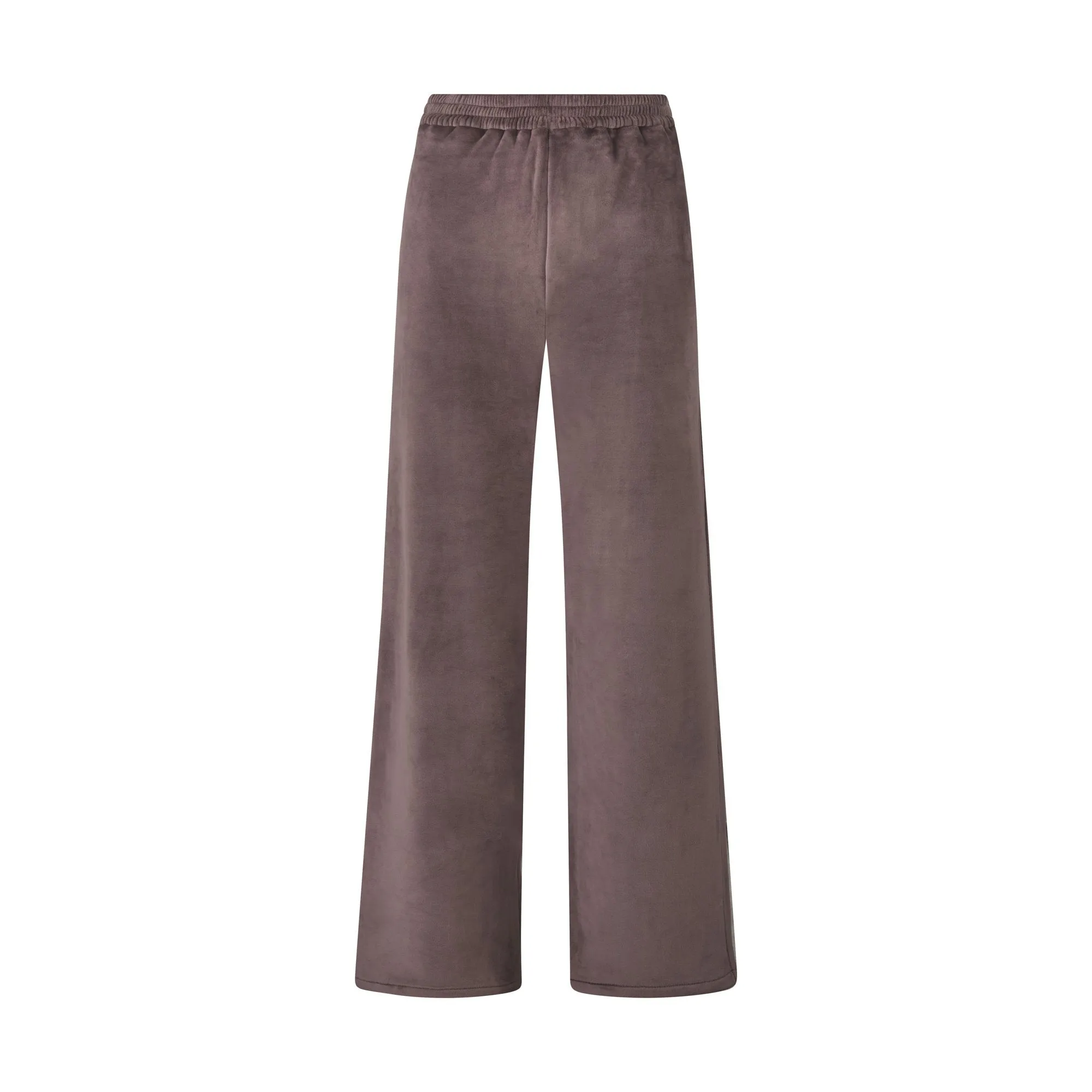 VELOUR WIDE LEG PANT | AMETHYST