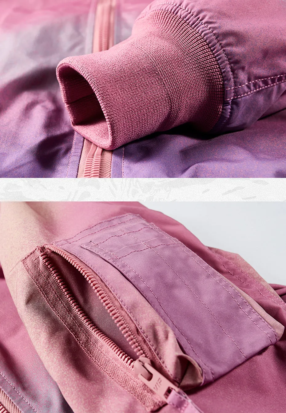 Vintage Pink Techwear Jacket