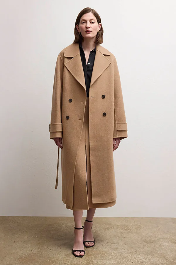 Viola Coat - Double-Face Wool :: Camel