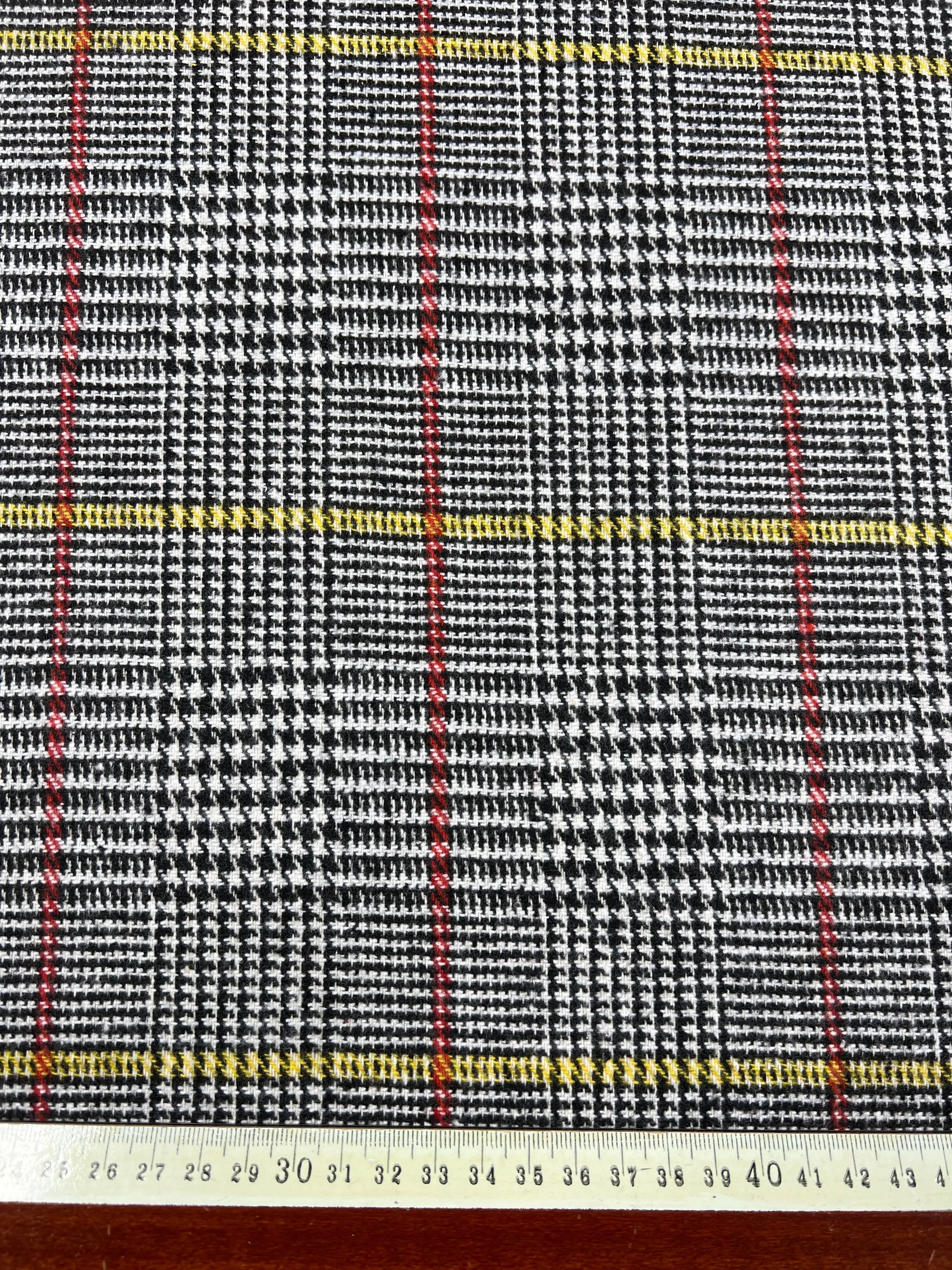 Wool Flannel - Redellow Plaid - 150cm