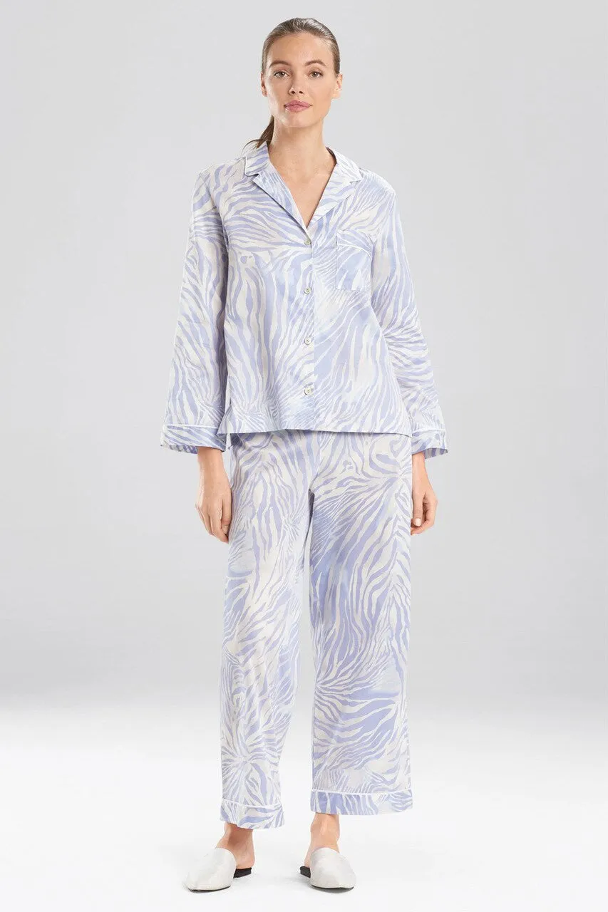 Zebra - Cotton Sateen Notch PJ